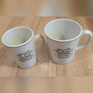 Original Tim Horton's Coffee Mugs: Heavy Duty Resturant Mugs Med & Large Timmies
